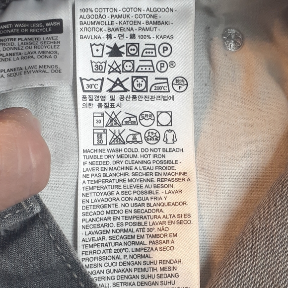 Levi's mens Gray Jeans size 34x30 - Picture 11 of 12